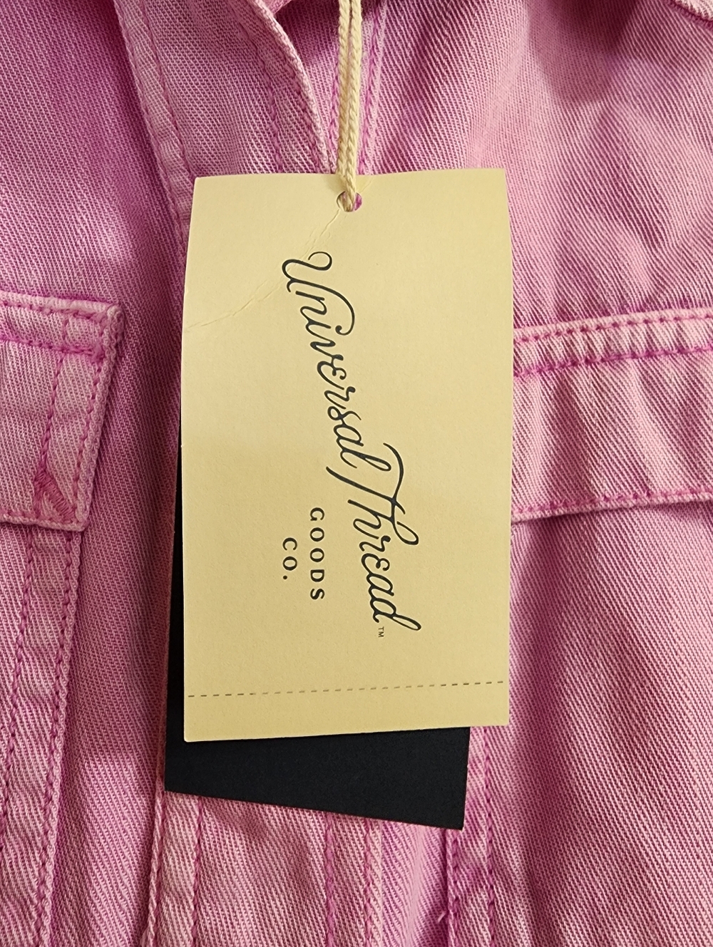 NWT Universal Thread Pink Utility Jumpsuit Belted Cotton Size 6 - Picture 12 of 15